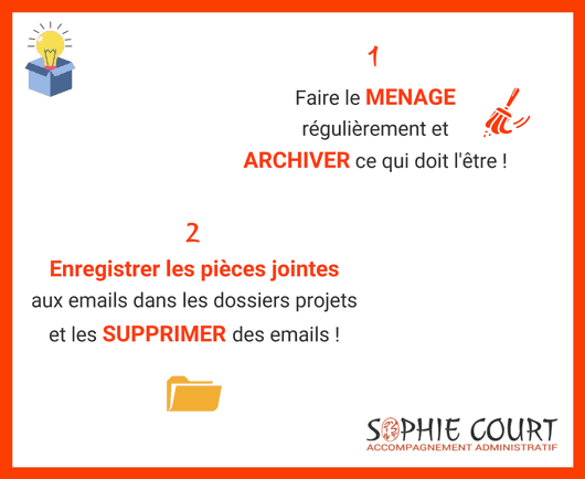 3 conseils pour limiter le volume de sa boite mail - conseils 1 et 2
