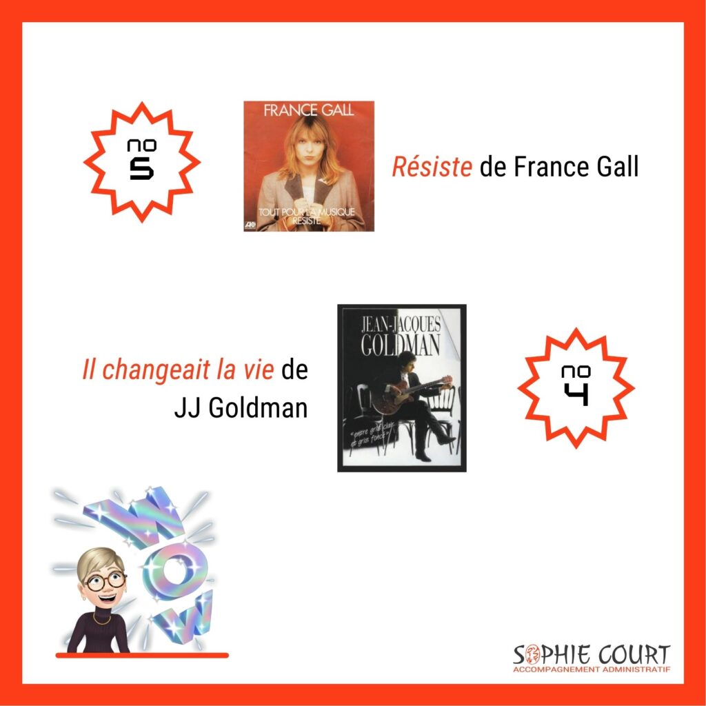 Top 5 de l'été, no5 et no4