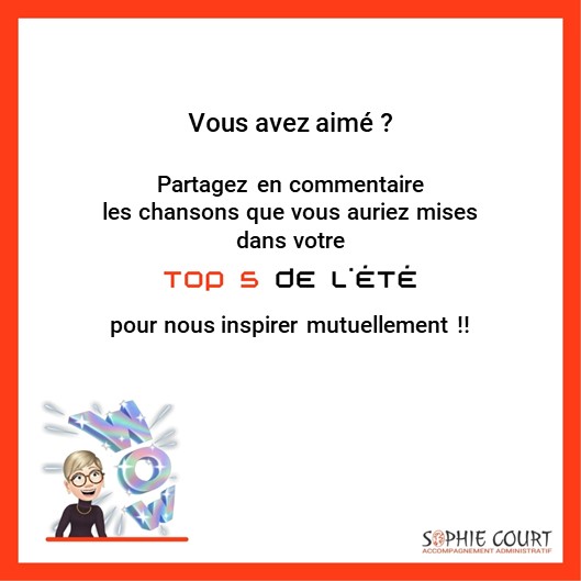 Top 5 de l'été, fin