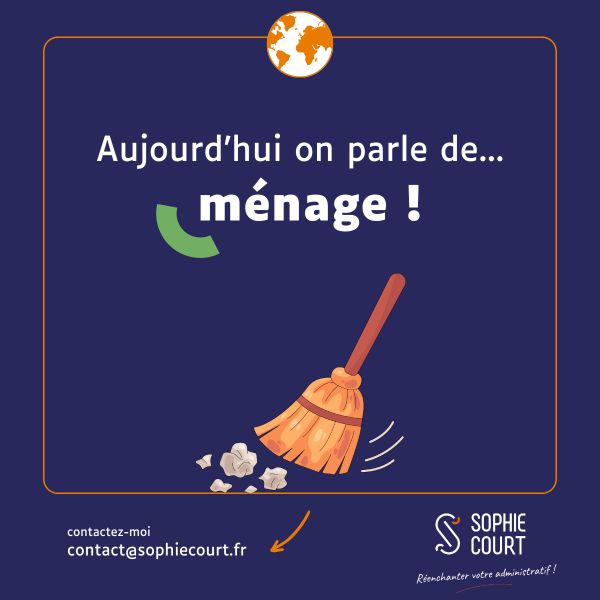 Aujourd'hui on parle de ménage... de ménage numérique